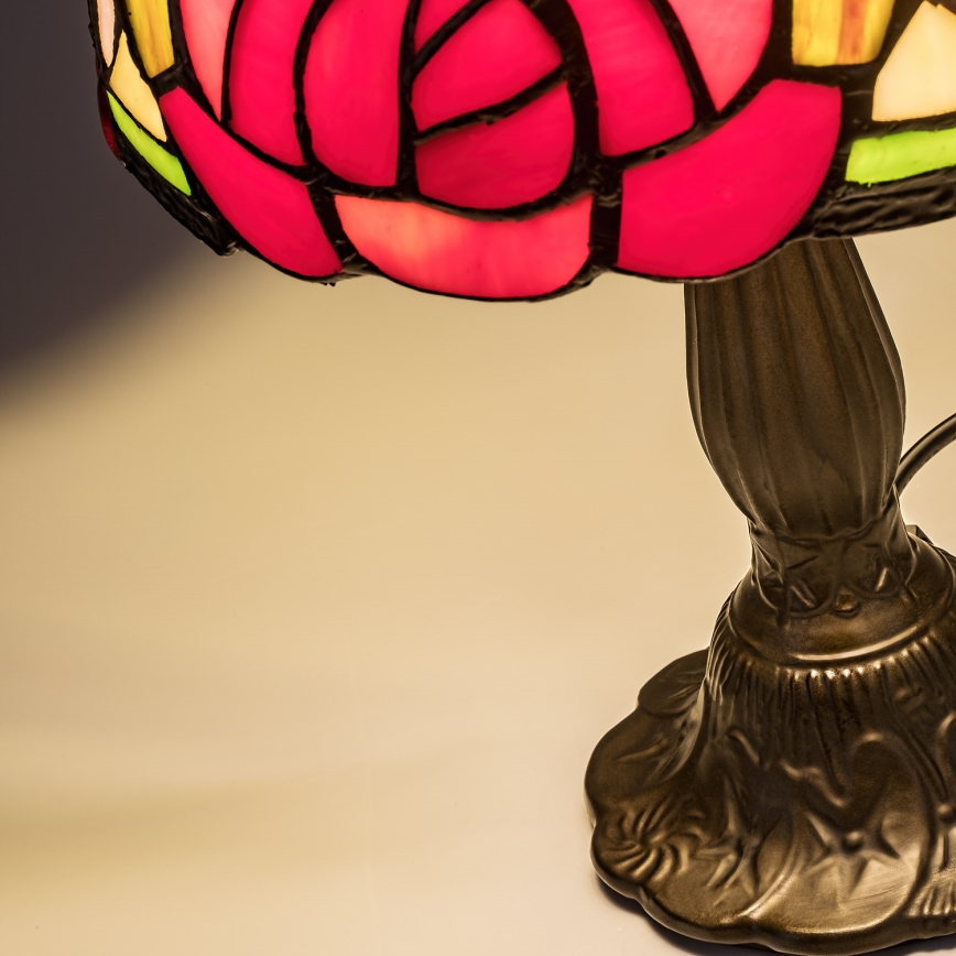 Brilagi - witrażowa lampa stołowa Tiffany GARLAN 1xE14/40W/230V