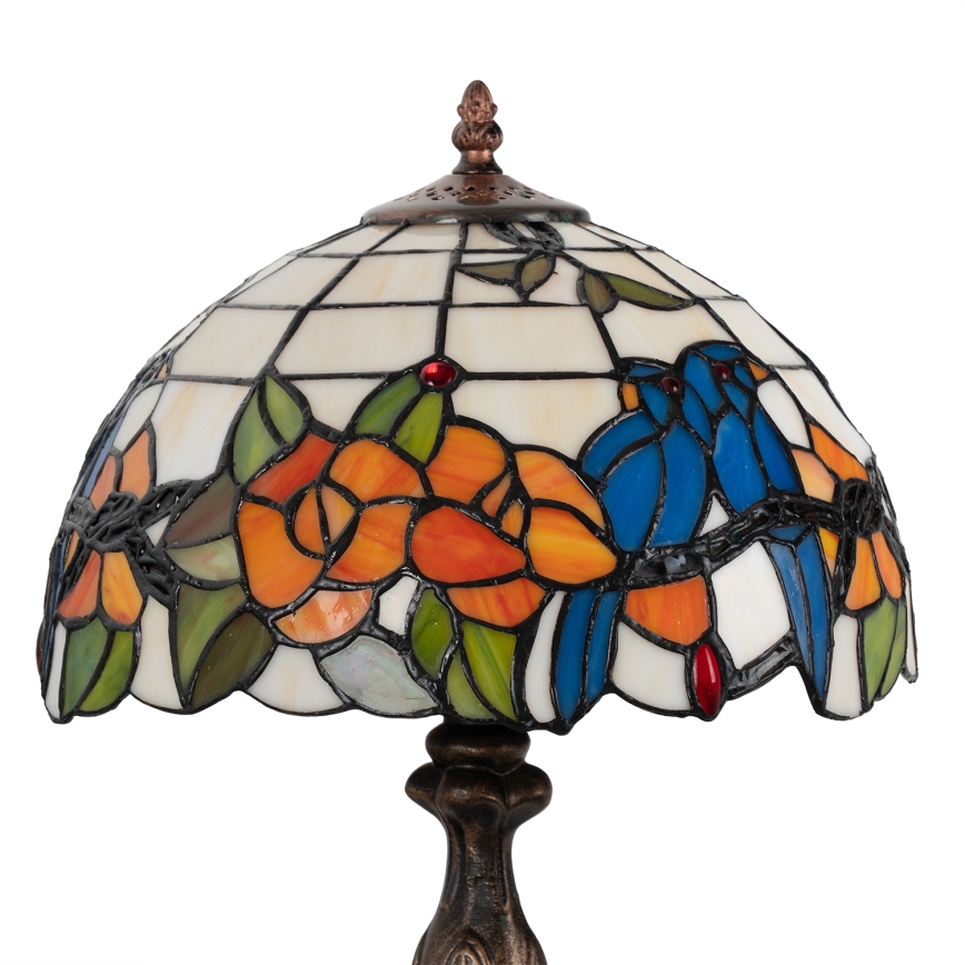 Brilagi - Witrażowa lampa stołowa Tiffany JUNGLE 1xE27/60W/230V