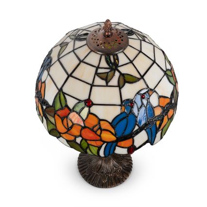 Brilagi - Witrażowa lampa stołowa Tiffany JUNGLE 1xE27/60W/230V