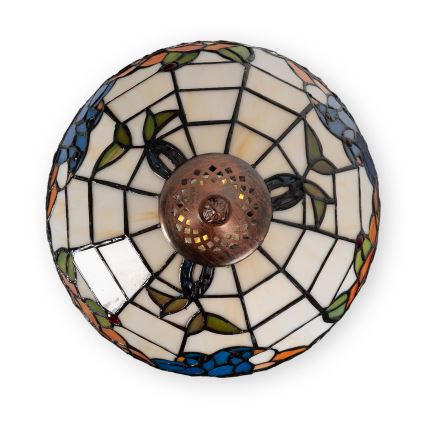 Brilagi - Witrażowa lampa stołowa Tiffany JUNGLE 1xE27/60W/230V