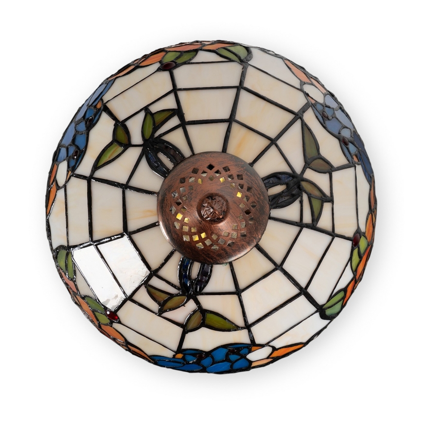 Brilagi - Witrażowa lampa stołowa Tiffany JUNGLE 1xE27/60W/230V