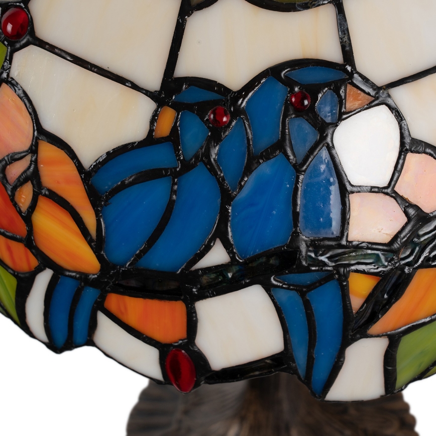 Brilagi - Witrażowa lampa stołowa Tiffany JUNGLE 1xE27/60W/230V