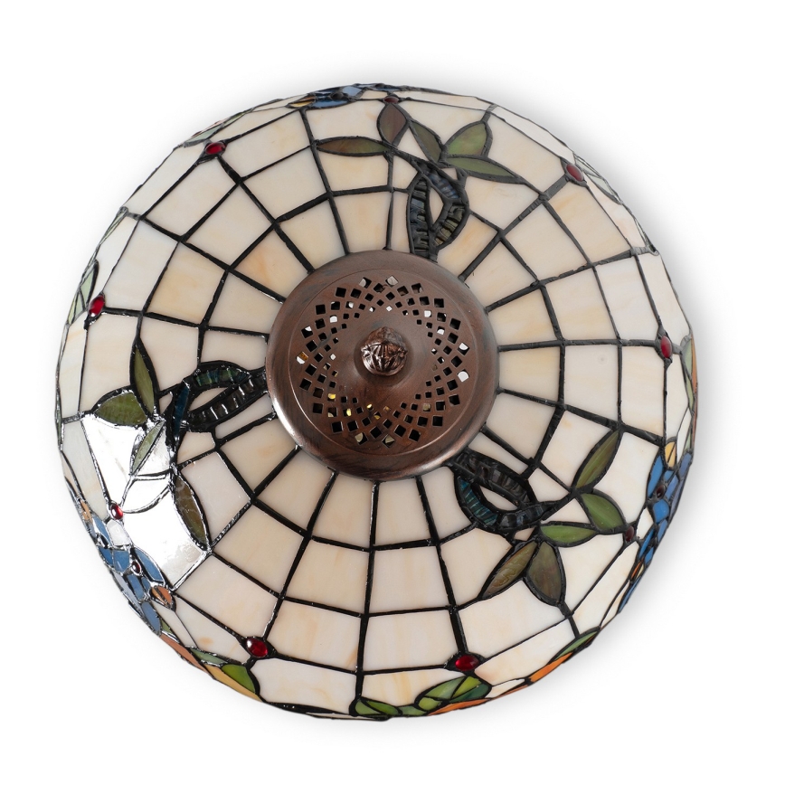 Brilagi - Witrażowa lampa stołowa Tiffany JUNGLE 1xE27/60W/230V