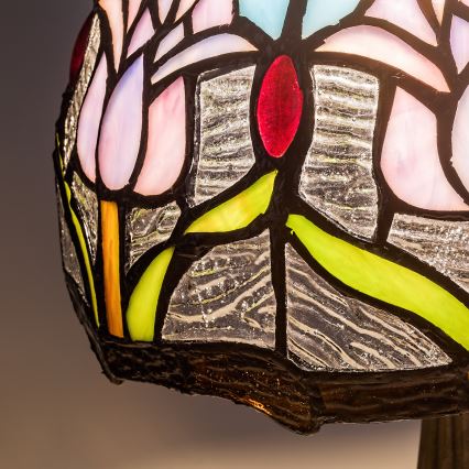 Brilagi - Witrażowa lampa stołowa Tiffany LORAS 1xE14/40W/230V