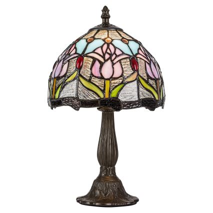 Brilagi - Witrażowa lampa stołowa Tiffany LORAS 1xE14/40W/230V