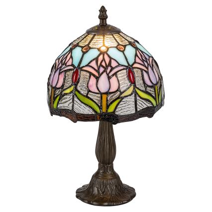 Brilagi - Witrażowa lampa stołowa Tiffany LORAS 1xE14/40W/230V