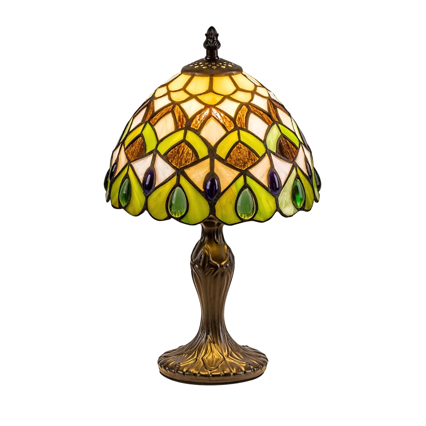 Brilagi - witrażowa lampa stołowa Tiffany MARGARET 1xE14/40W/230V