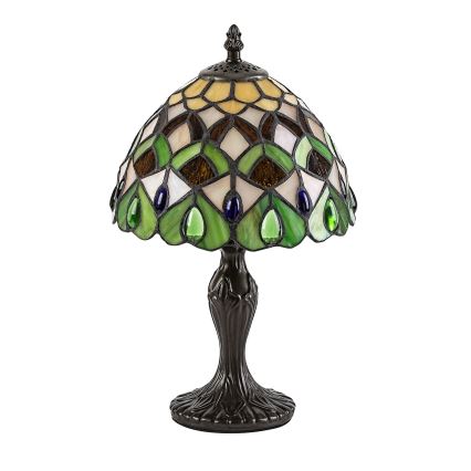 Brilagi - witrażowa lampa stołowa Tiffany MARGARET 1xE14/40W/230V