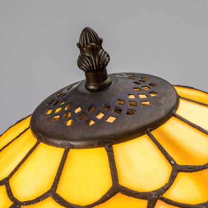 Brilagi - witrażowa lampa stołowa Tiffany MARGARET 1xE27/40W/230V