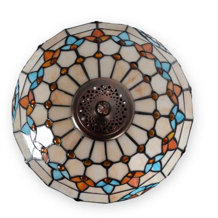 Brilagi - Witrażowa lampa stołowa Tiffany MIRABELLA 2xE27/60W/230V