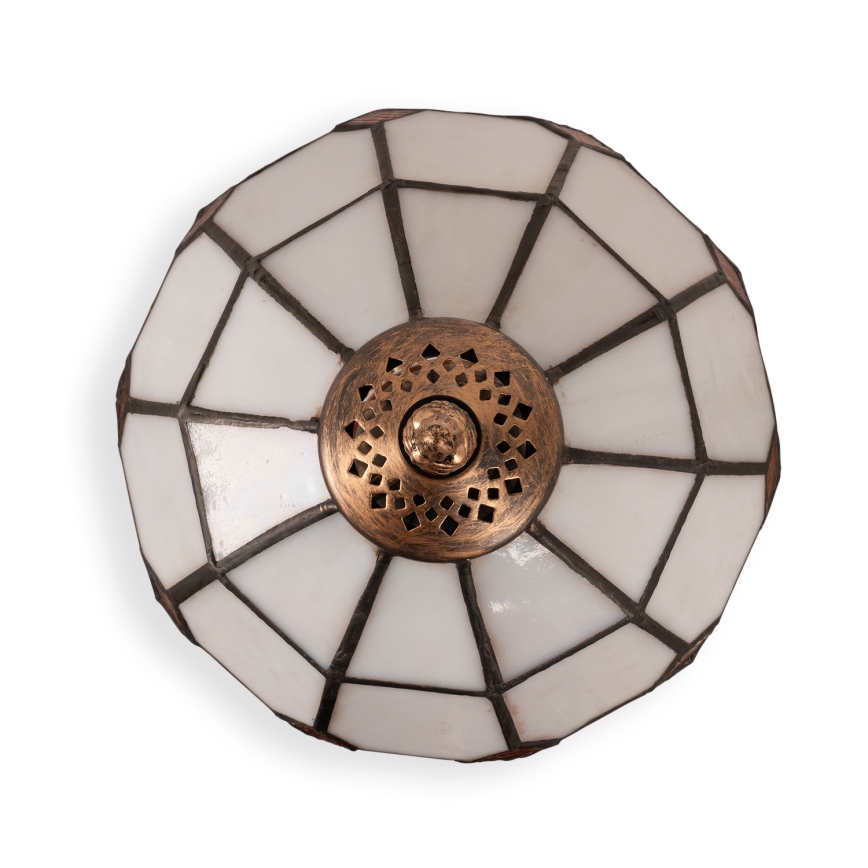 Brilagi - witrażowa lampa stołowa Tiffany SIENNA 1xE27/60W/230V