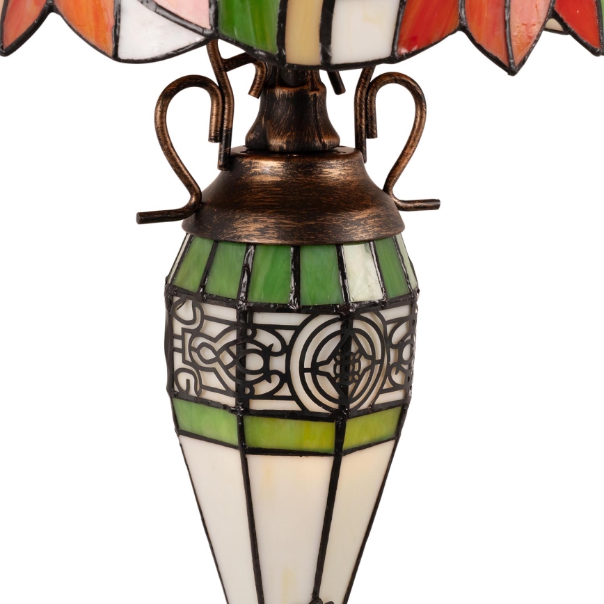 Brilagi - Witrażowa lampa stołowa Tiffany SUNFLOWER 1xE27/60W/230V + 1xE14/40W