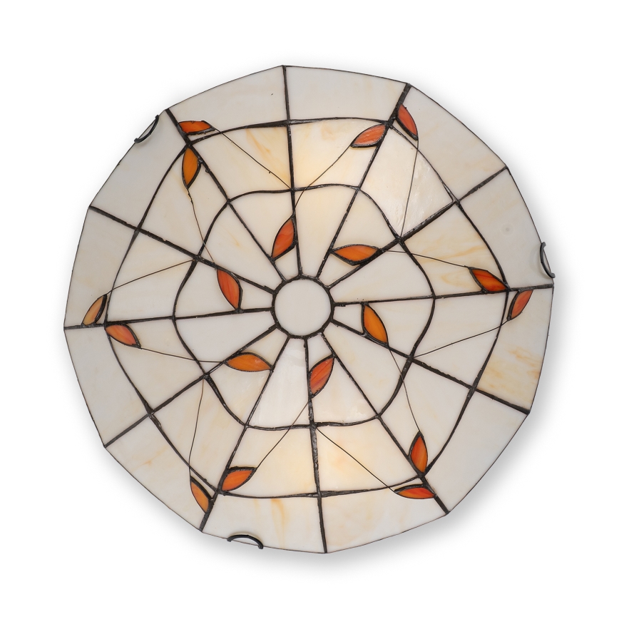 Brilagi - Witrażowa lampa sufitowa Tiffany FOLIA 2xE27/60W/230V Ø 40 cm