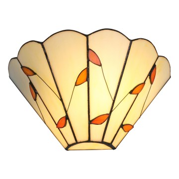 Brilagi - witrażowy kinkiet Tiffany FOLIA 1xE14/40W/230V