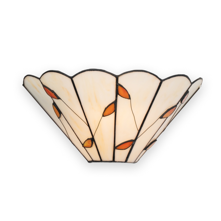 Brilagi - witrażowy kinkiet Tiffany FOLIA 1xE14/40W/230V