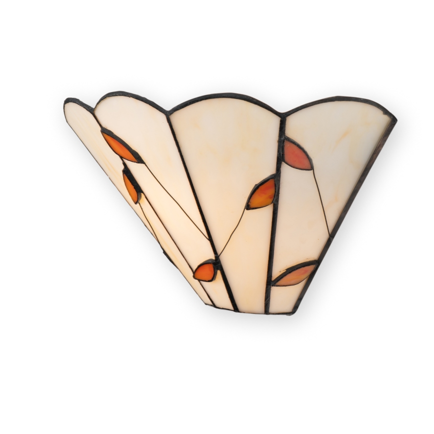 Brilagi - witrażowy kinkiet Tiffany FOLIA 1xE14/40W/230V