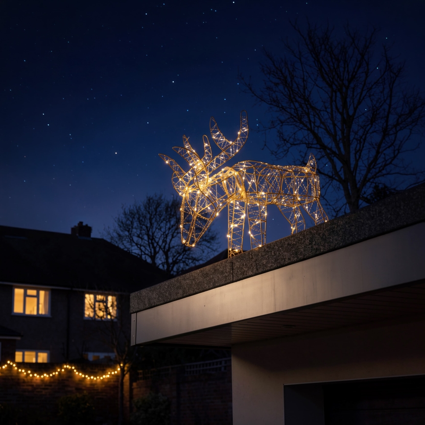 BRILAGI - Zewnętrzna dekoracja świąteczna LED/3,3W/230V IP44 56x43 cm renifer