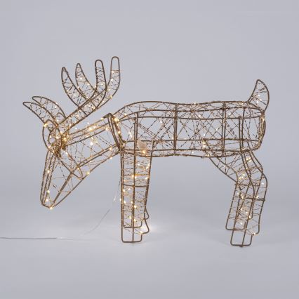 BRILAGI - Zewnętrzna dekoracja świąteczna LED/3,3W/230V IP44 56x43 cm renifer