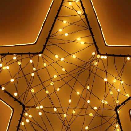 Brilagi - Zewnętrzna dekoracja świąteczna LED LED/2,6W/230V IP44 47x45 cm gwiazda