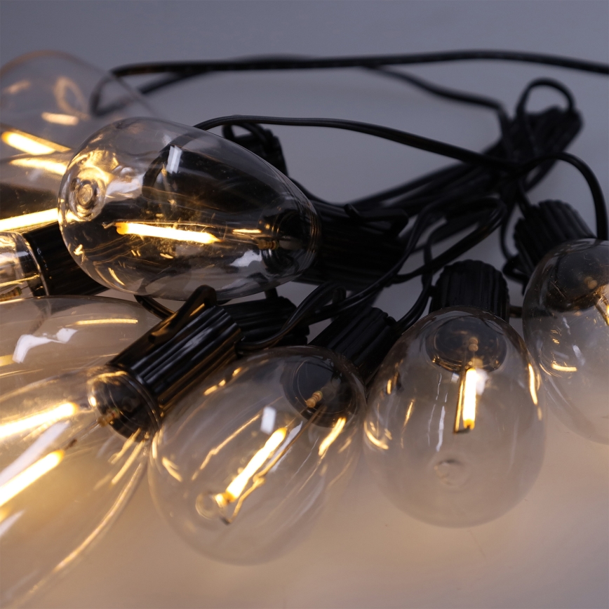 Brilagi - Zewnętrzna girlanda LED 10xLED/3xAA 3,2m IP44 ciepła biała