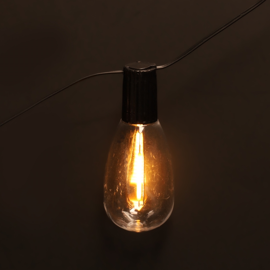 Brilagi - Zewnętrzna girlanda LED 10xLED/3xAA 3,2m IP44 ciepła biała