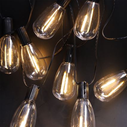 Brilagi - Zewnętrzna girlanda LED 10xLED/3xAA 3,2m IP44 ciepła biała