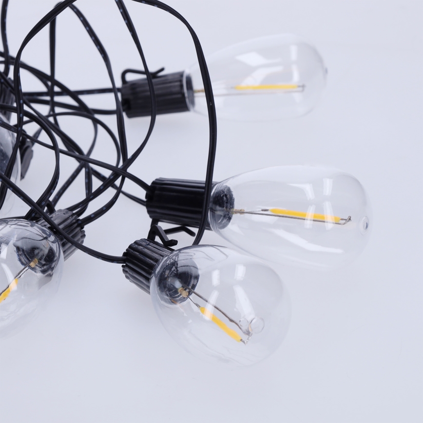 Brilagi - Zewnętrzna girlanda LED 10xLED/3xAA 3,2m IP44 ciepła biała