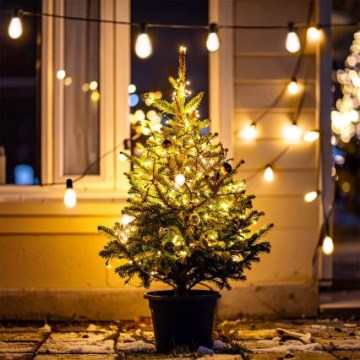 Brilagi - Zewnętrzna girlanda świąteczna LED 10xLED/3xAA 3,2m IP44 ciepła biała