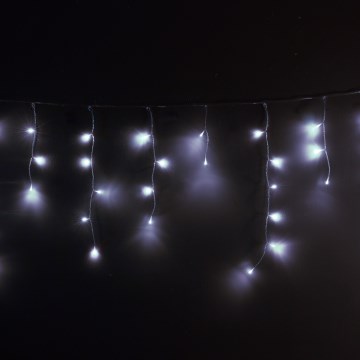 Brilagi - Zewnętrzna kurtyna świąteczna LED 400xLED/8 funkcji 23m IP44 zimna biel
