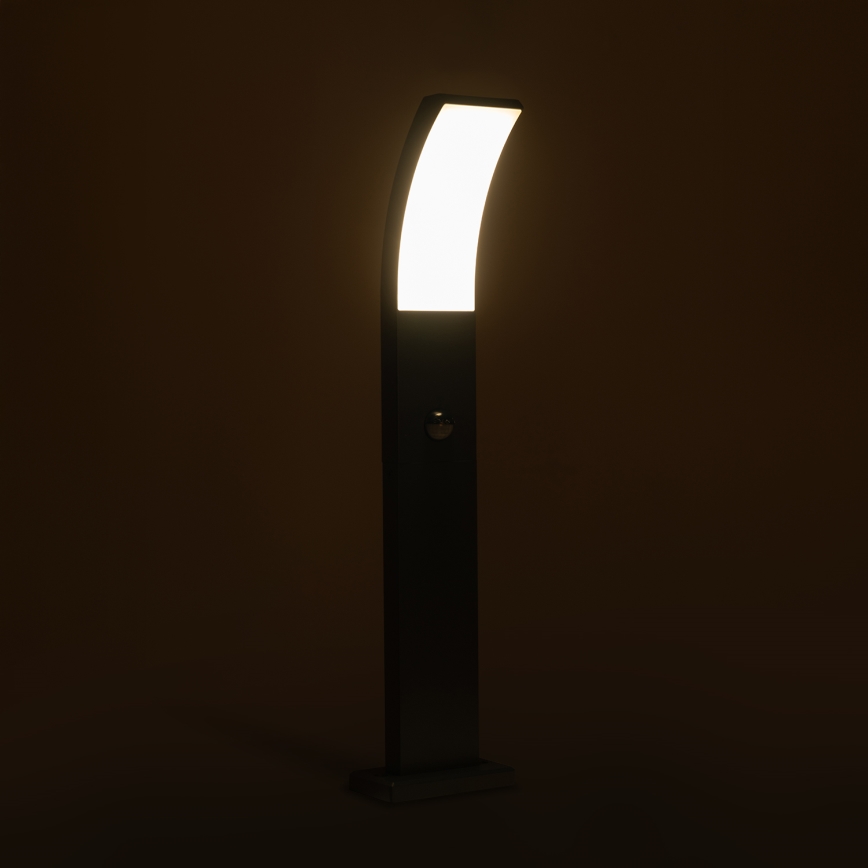 Brilagi - Zewnętrzna lampa LED z czujnikiem ARCELO, 9W, 230V, 50 cm, IP44