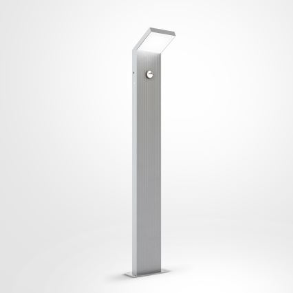 Brilagi - Lampa zewnętrzna LED z czujnikiem RIANO LED/8W/230V srebrna IP65