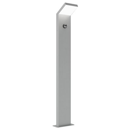 Brilagi - Lampa zewnętrzna LED z czujnikiem RIANO LED/8W/230V srebrna IP65