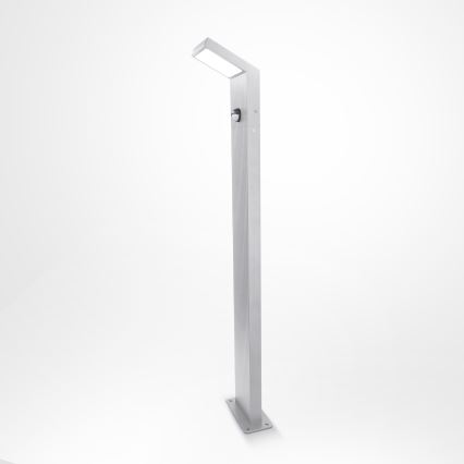Brilagi - Lampa zewnętrzna LED z czujnikiem RIANO LED/8W/230V srebrna IP65