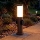Brilagi - Zewnętrzna lampa NOVA z 2 gniazdami SCHUKO, 1xE27/15W/230V, 40 cm, IP44, brązowa