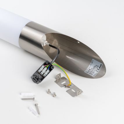 BRILAGI - Kinkiet zewnętrzny ELIA 1xE27/20W/230V IP44 matowy chrom