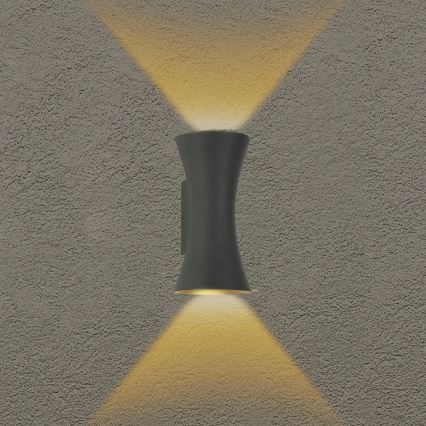 Brilagi - Zewnętrzna lampa ścienna LED BICON LED/10W/230V antracyt IP44