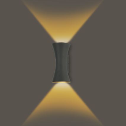 Brilagi - Zewnętrzna lampa ścienna LED BICON LED/10W/230V antracyt IP44