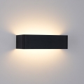 Brilagi - Zewnętrzna lampa ścienna LED DONNANI LED/12W/230V czarna IP44