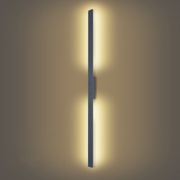 Brilagi - Zewnętrzna lampa ścienna LED LUNA LED/30W/230V 3000K IP65 150 cm antracyt CRI 90