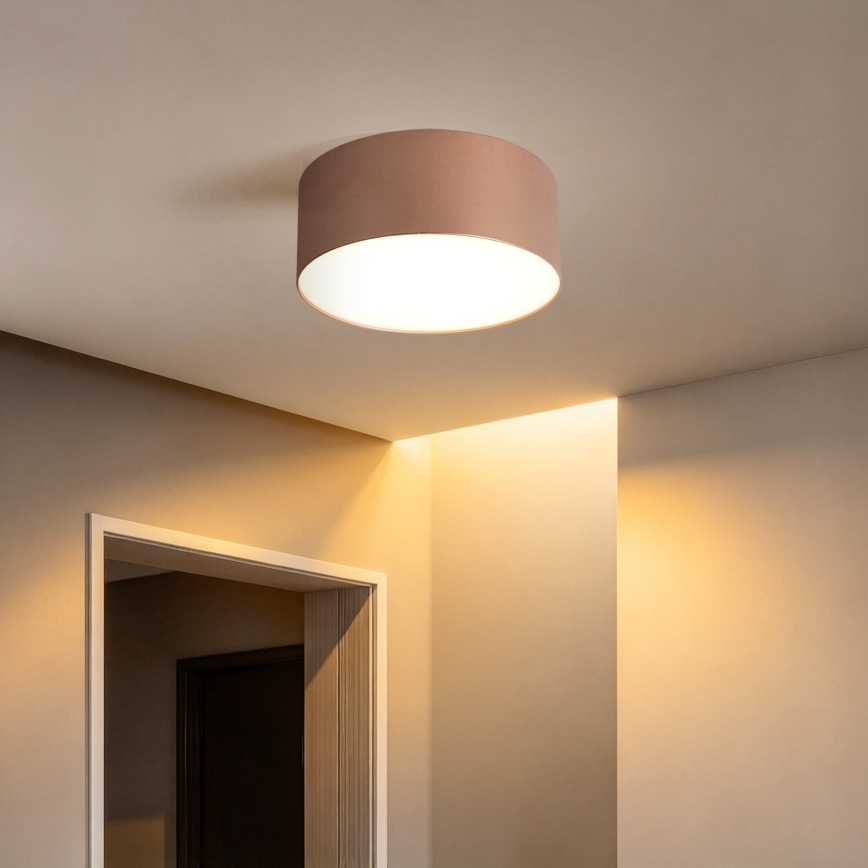 BRILAGI - Zewnętrzna lampa sufitowa FORIS LED/20W/230V Ø 15 cm brązowa IP44