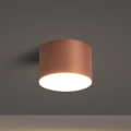 BRILAGI - Zewnętrzna lampa sufitowa FORIS LED/9W/230V śr. 9 cm brązowa IP44