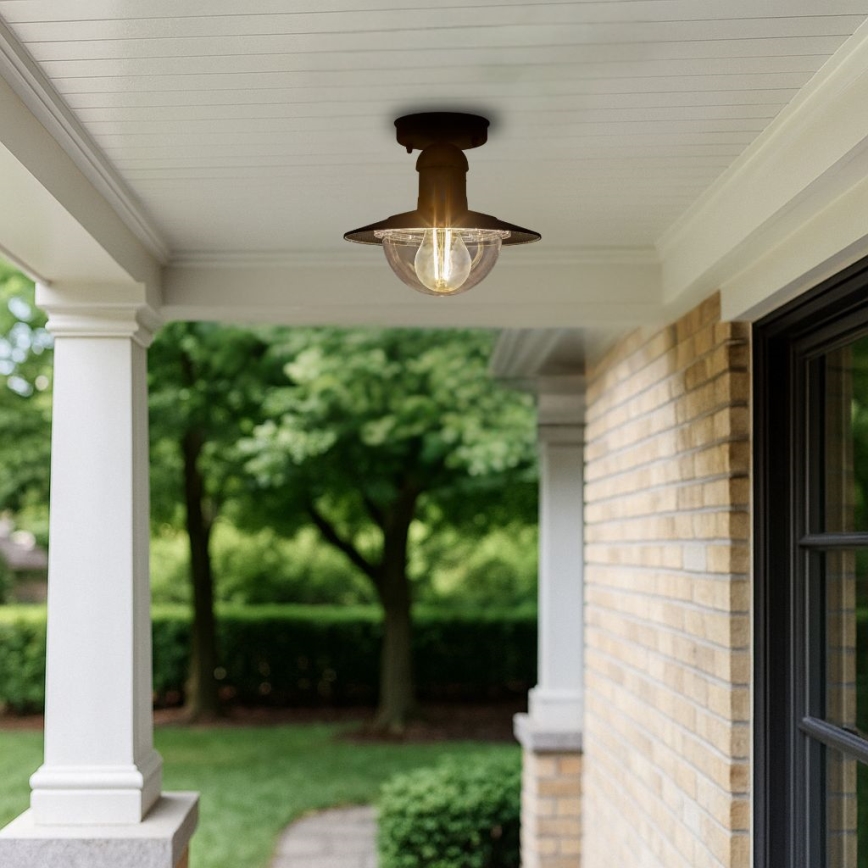 Brilagi - Zewnętrzna lampa sufitowa MOLDE 1xE27/60W IP44 czarna