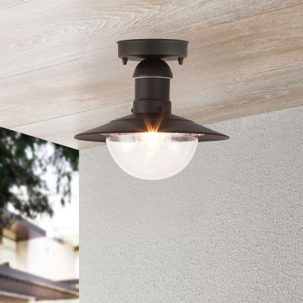 Brilagi - Zewnętrzna lampa sufitowa MOLDE 1xE27/60W IP44 czarna