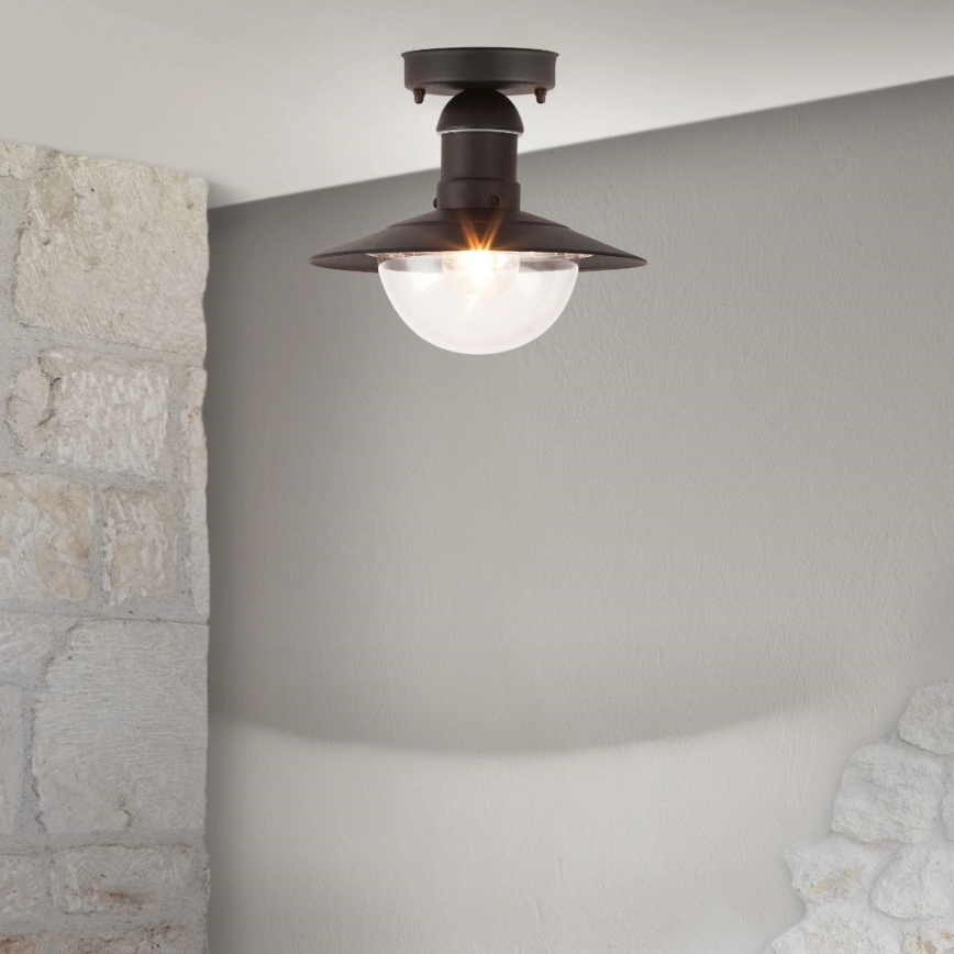 Brilagi - Zewnętrzna lampa sufitowa MOLDE 1xE27/60W IP44 czarna