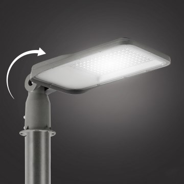 Brilagi - Zewnętrzna lampa uliczna LED z przegubem URBANLIGHT LED/100W/230V szara IP65