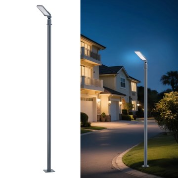 Brilagi - Zewnętrzna lampa uliczna LED z słupem i przegubem 3 m URBANLIGHT LED/50W/230V antracyt IP65