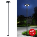 Brilagi - Zewnętrzna lampa uliczna LED ze słupem 4 m URBANSPARK LED/120W/230V czarna IP65