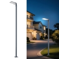 Brilagi - Zewnętrzna lampa uliczna LED ze słupem i przegubem, 3 m, URBANLIGHT LED/100W/230V, antracyt, IP65