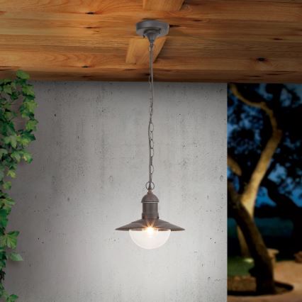 Brilagi - Zewnętrzna lampa wisząca MOLDE 1xE27/60W IP44 czarna