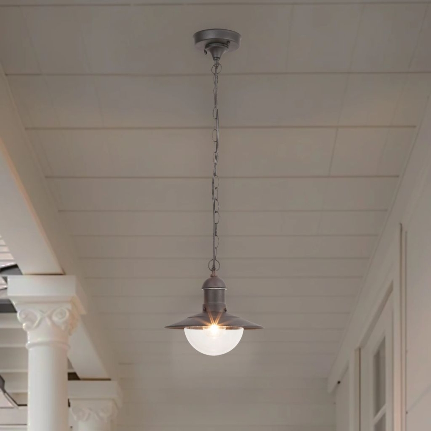 Brilagi - Zewnętrzna lampa wisząca MOLDE 1xE27/60W IP44 czarna